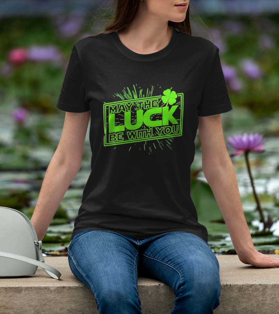 May The Luck Be With You Clover Star Wars T-Shirt