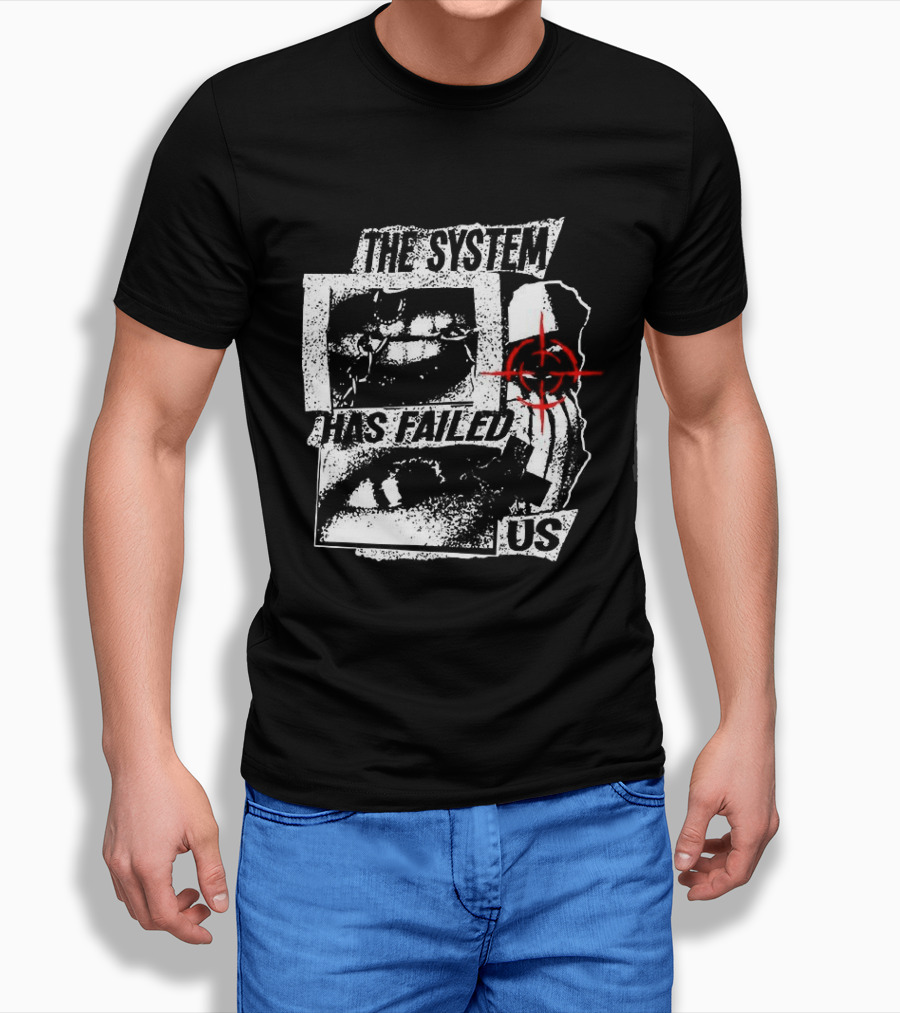 The System Has Failed US Target Visual Motif T-Shirt