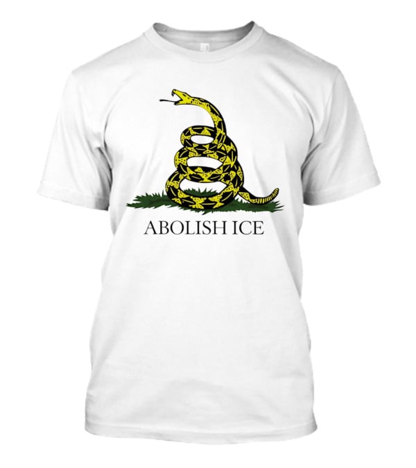 Abolish ICE Gadsden Flag Snake T-Shirt