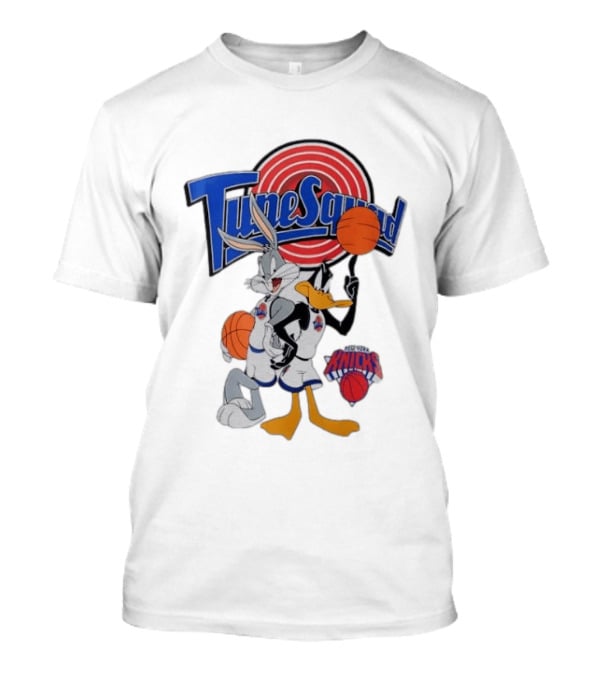 TuneSquad Bugs Bunny Daffy Duck New York Knicks Basketball Sports T-Shirt