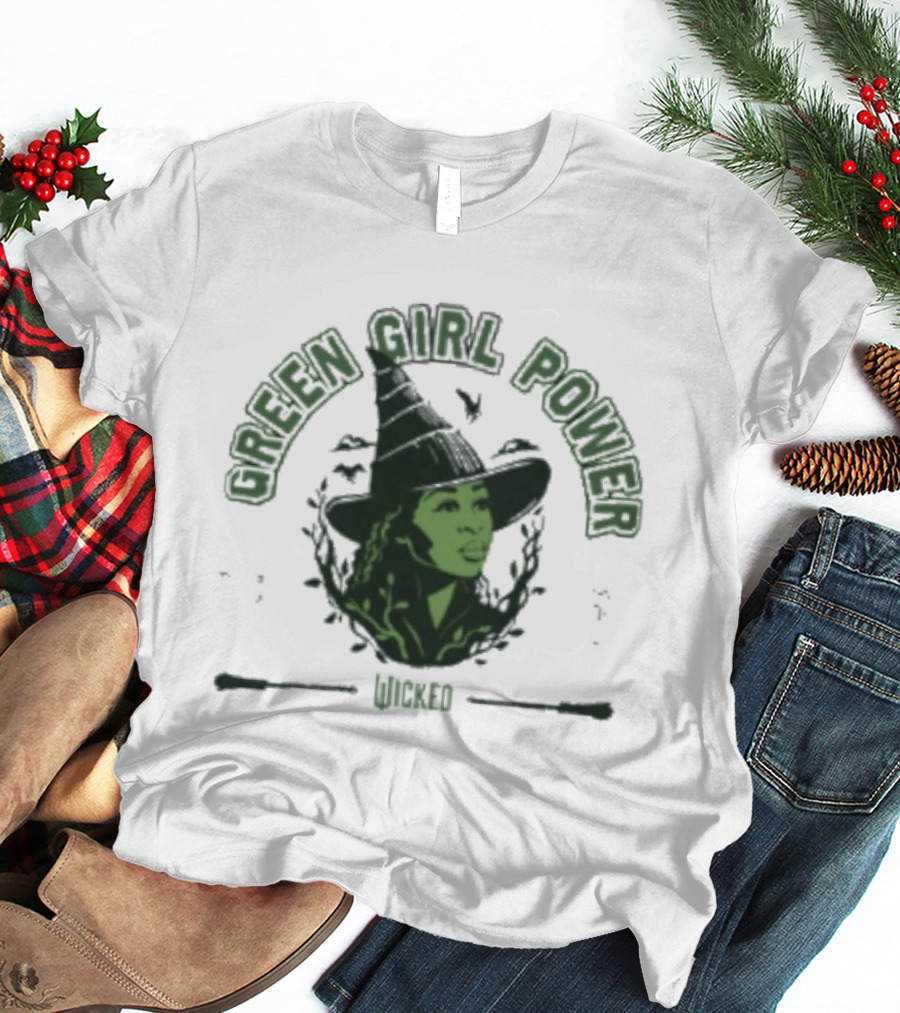 Wicked Green Girl Power Witch T-Shirt