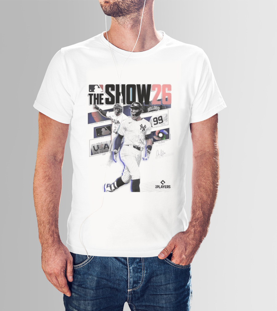 MLB The Show 26 Aaron Judge Yankees Cover Athlete T-Shirt