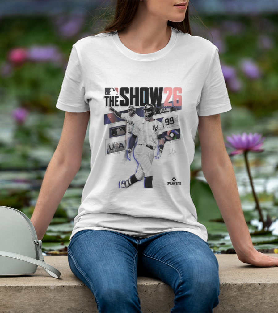 MLB The Show 26 Aaron Judge Yankees Cover Athlete T-Shirt