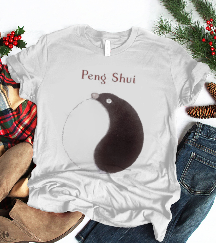 Peng Shui Yin Yang Symbol Smoke T-Shirt