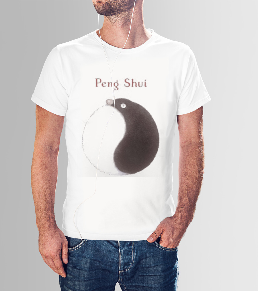 Peng Shui Yin Yang Symbol Smoke T-Shirt