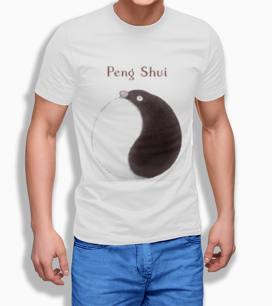 Peng Shui Yin Yang Symbol Smoke T-Shirt