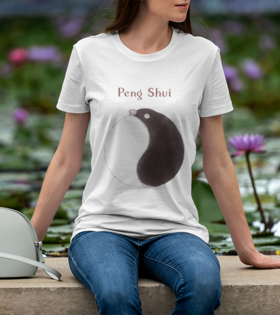 Peng Shui Yin Yang Symbol Smoke T-Shirt