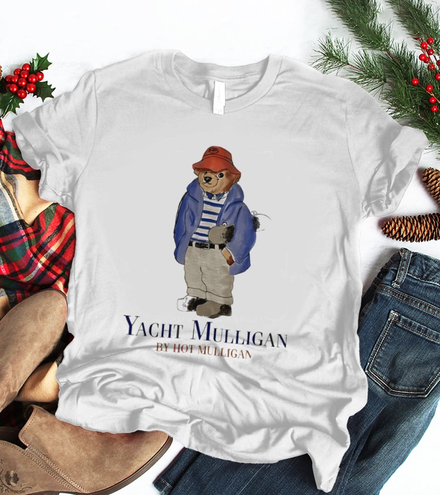 Yacht Mulligan Polo Bear By Hot Mulligan Striped Sailor Outfit T-Shirt