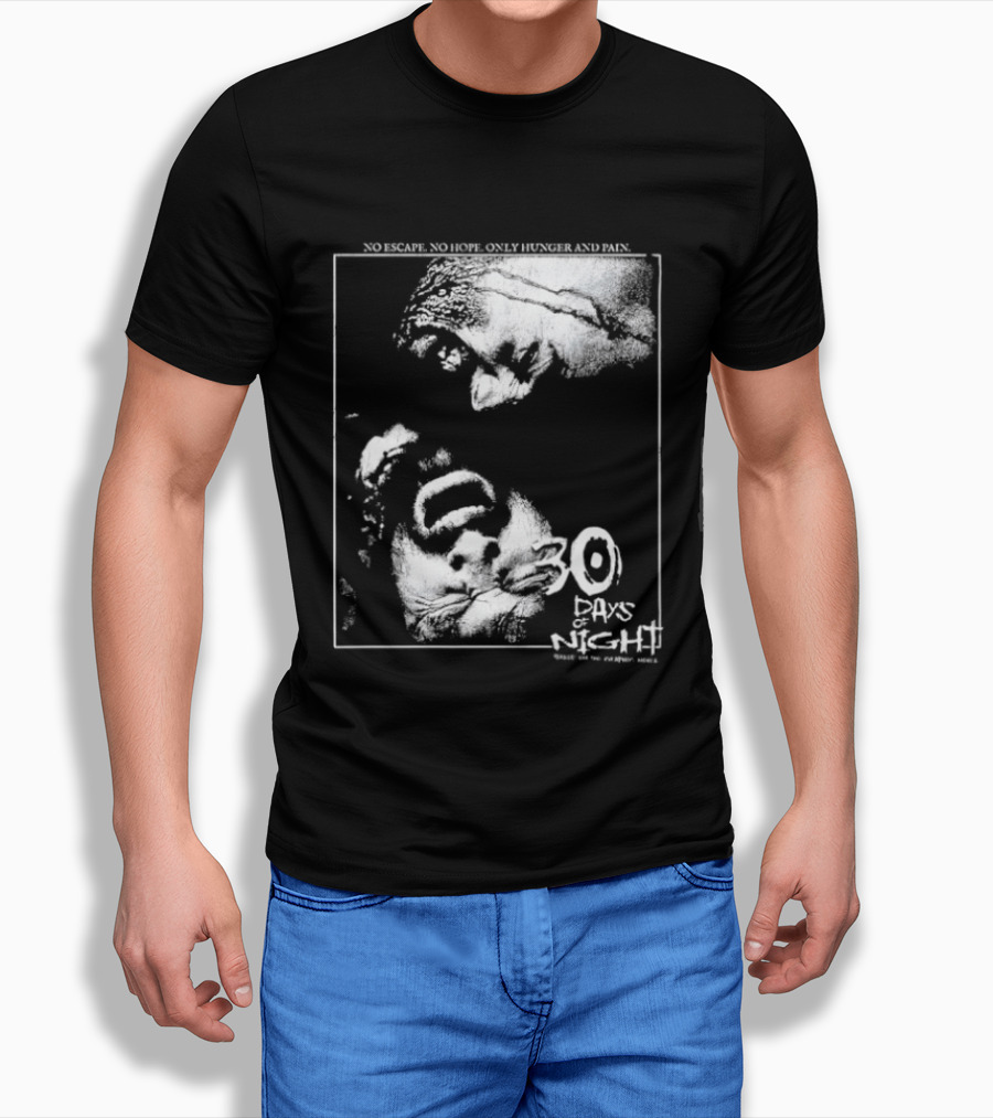 30 Days Of Night No Escape No Hope Only Hunger And Pain Graphic Novel Horror T-Shirt