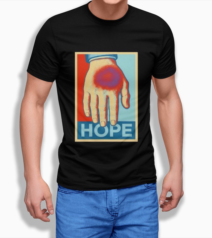 Trump Hope Hand Pop Art Style Springs Eternal T-Shirt