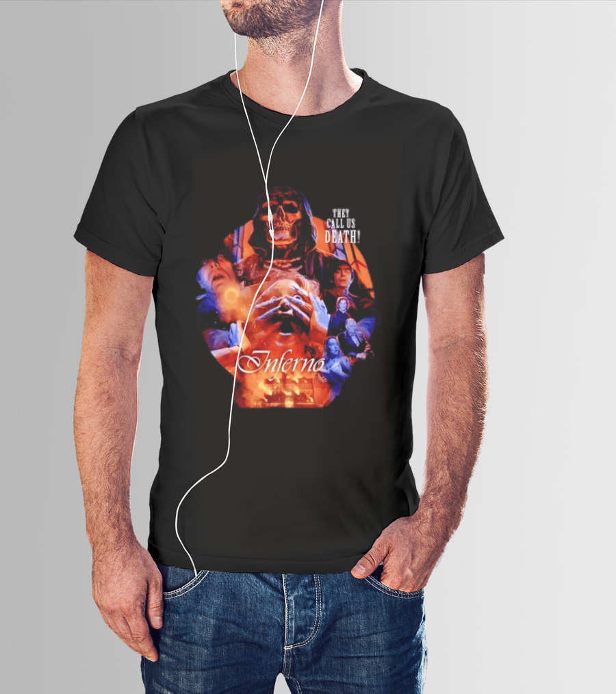 Dario Argento's Inferno They Call Us Death Horror Movie Collage T-Shirt
