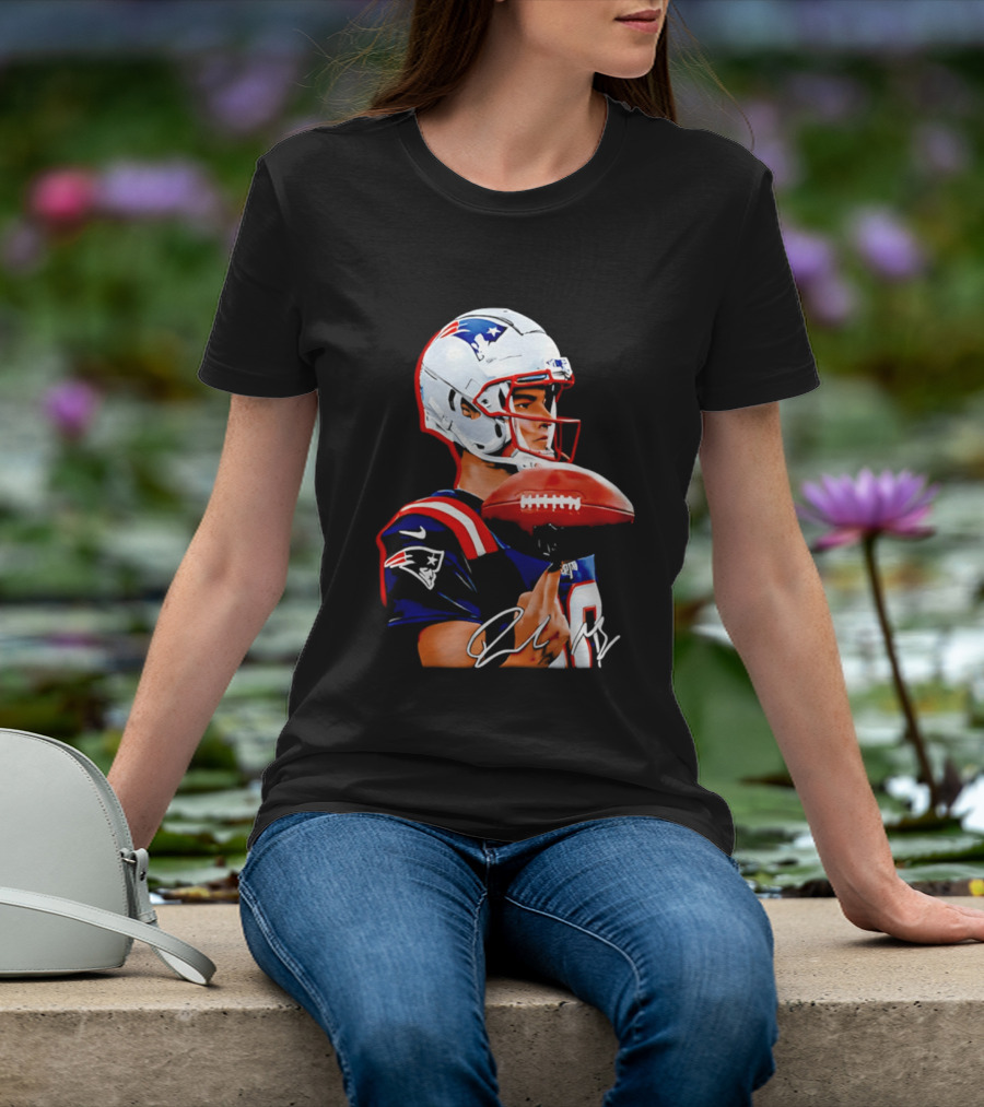 Drake Maye New England Patriots Quarterback Football Patriots Jersey T-Shirt