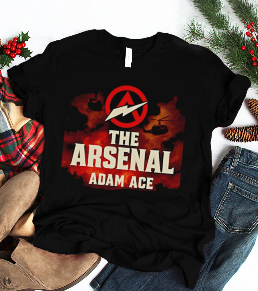 The Arsenal Adam Ace Helicopter Ride Adventure T-Shirt