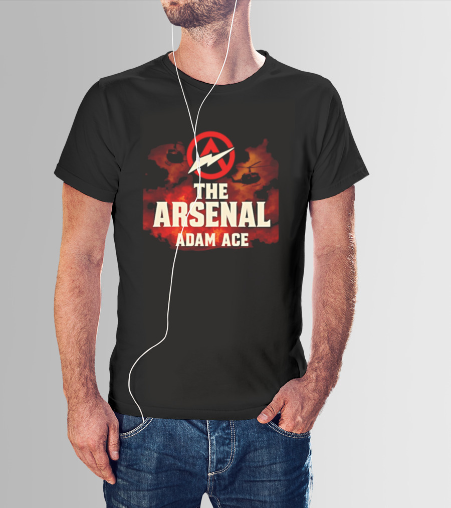 The Arsenal Adam Ace Helicopter Ride Adventure T-Shirt