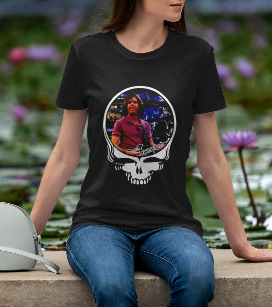 Bob Weir Grateful Dead Enjoying The Ride Skull T-Shirt