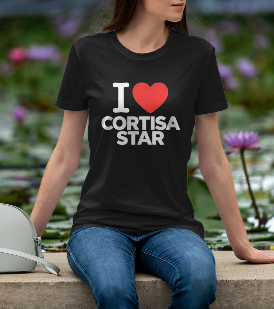 I Love Cortisa Star Heart T-Shirt