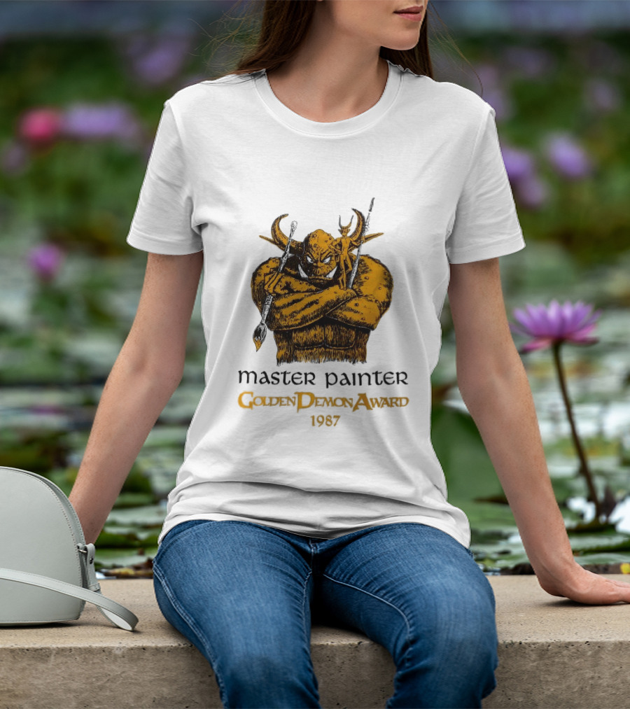 Master Painter Golden Demon Award 1987 Vintage Monster T-Shirt