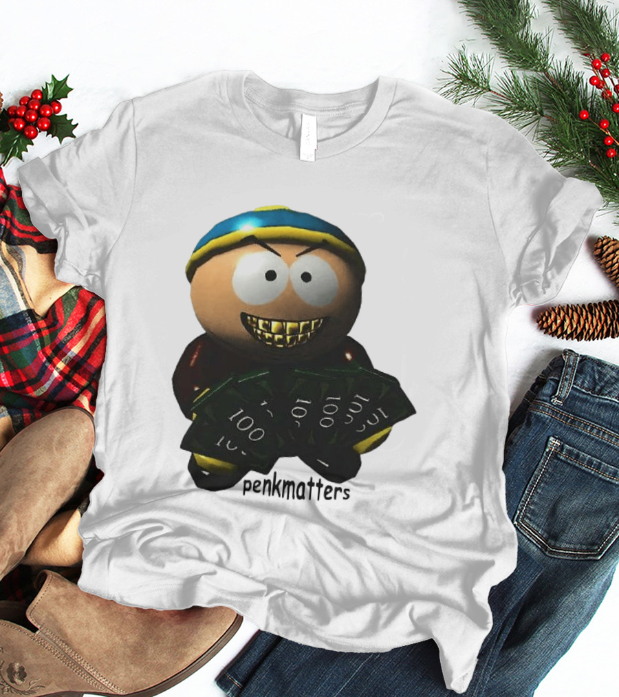 Eric Cartman Penkmatters Money Grinning South Park T-Shirt