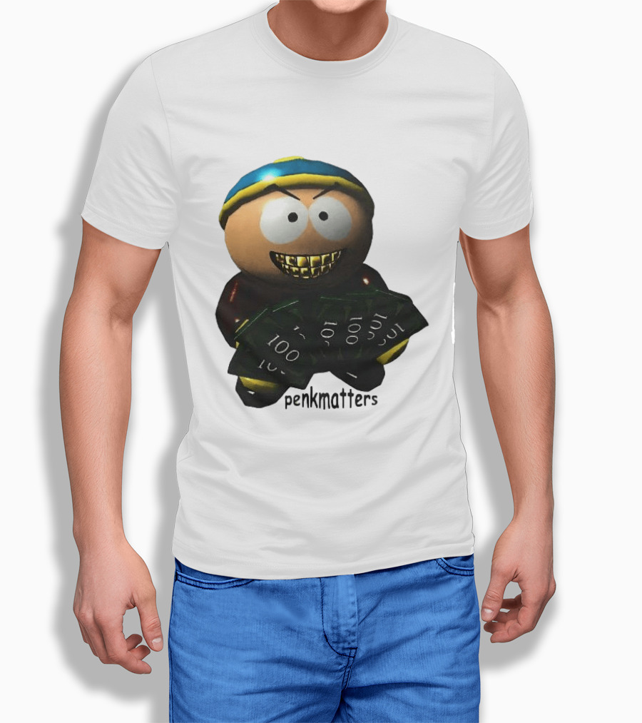 Eric Cartman Penkmatters Money Grinning South Park T-Shirt