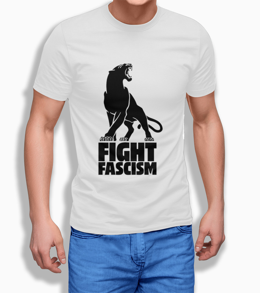 Fight Fascism Panther Roar Black Power Movement T-Shirt