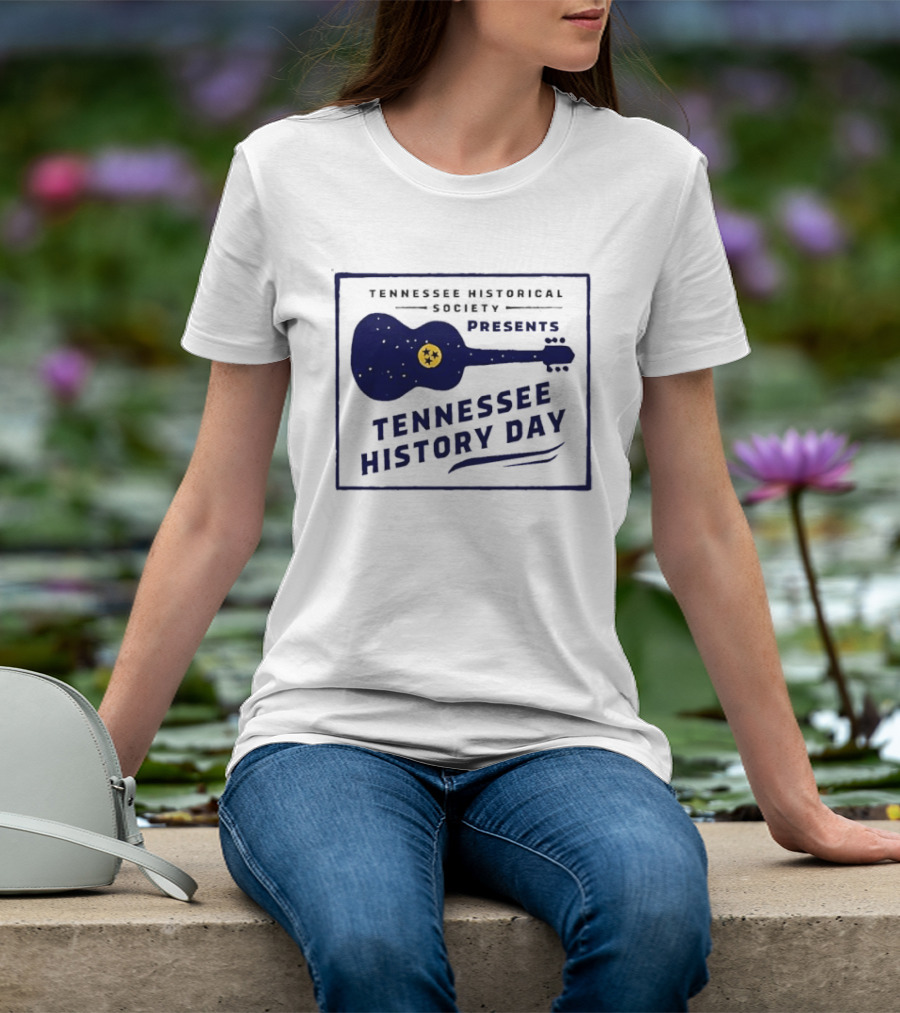 Tennessee Historical Society Presents Tennessee History Day Guitar T-Shirt