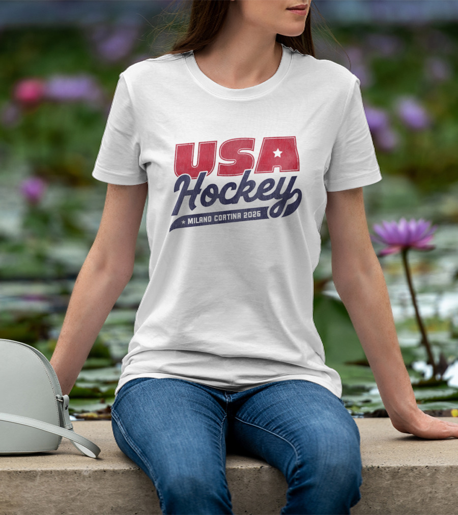 USA Hockey Milano Cortina 2026 T-Shirt