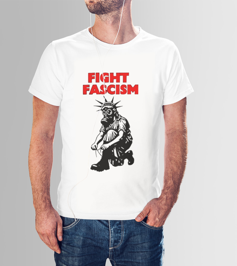 Fight Fascism Liberty Not Fascism Abolish ICE T-Shirt