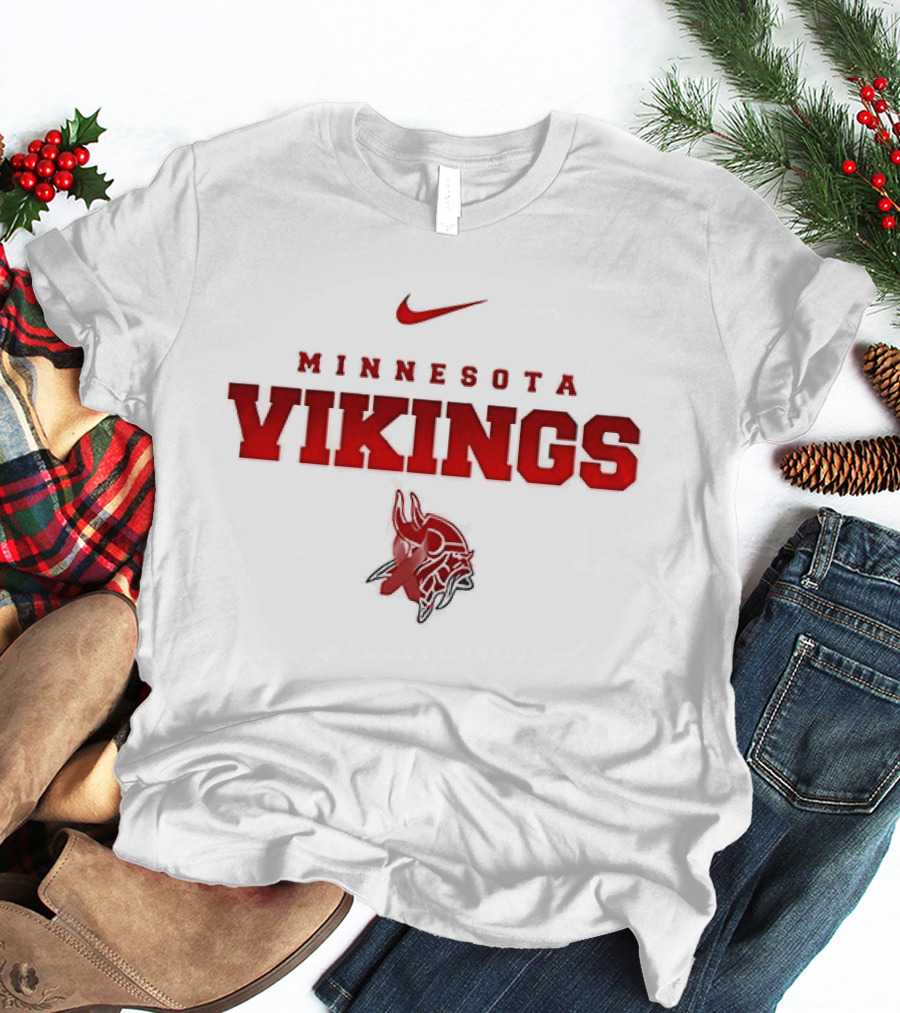 Minnesota Vikings February Red American Heart Month Nike T-Shirt
