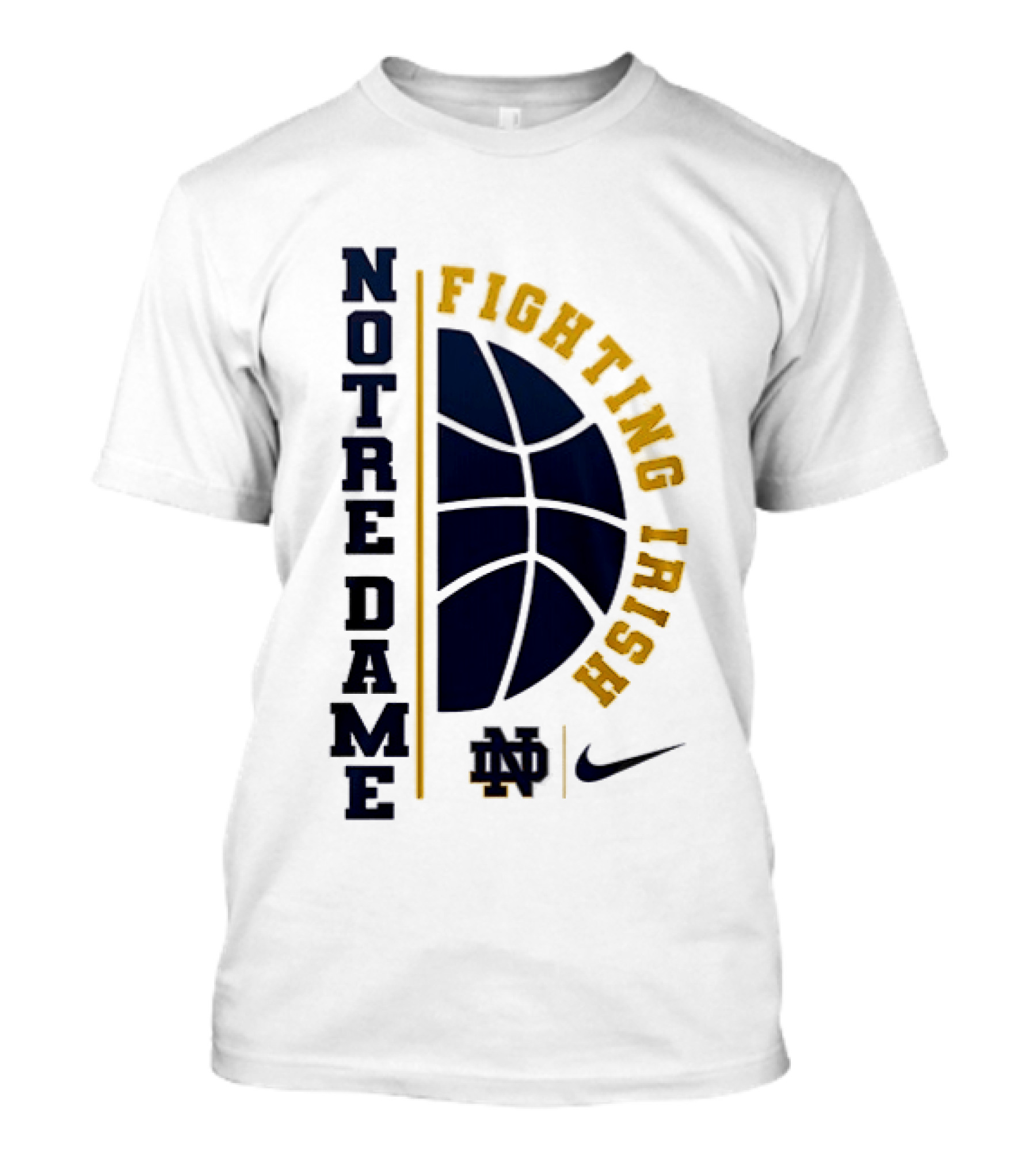Notre Dame Fighting Irish Basketball Nike Collaboration Go Irish T-Shirt