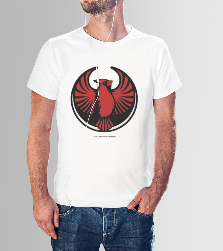 Rebel Northern Cardinal Alliance Heavyweight Bird T-Shirt