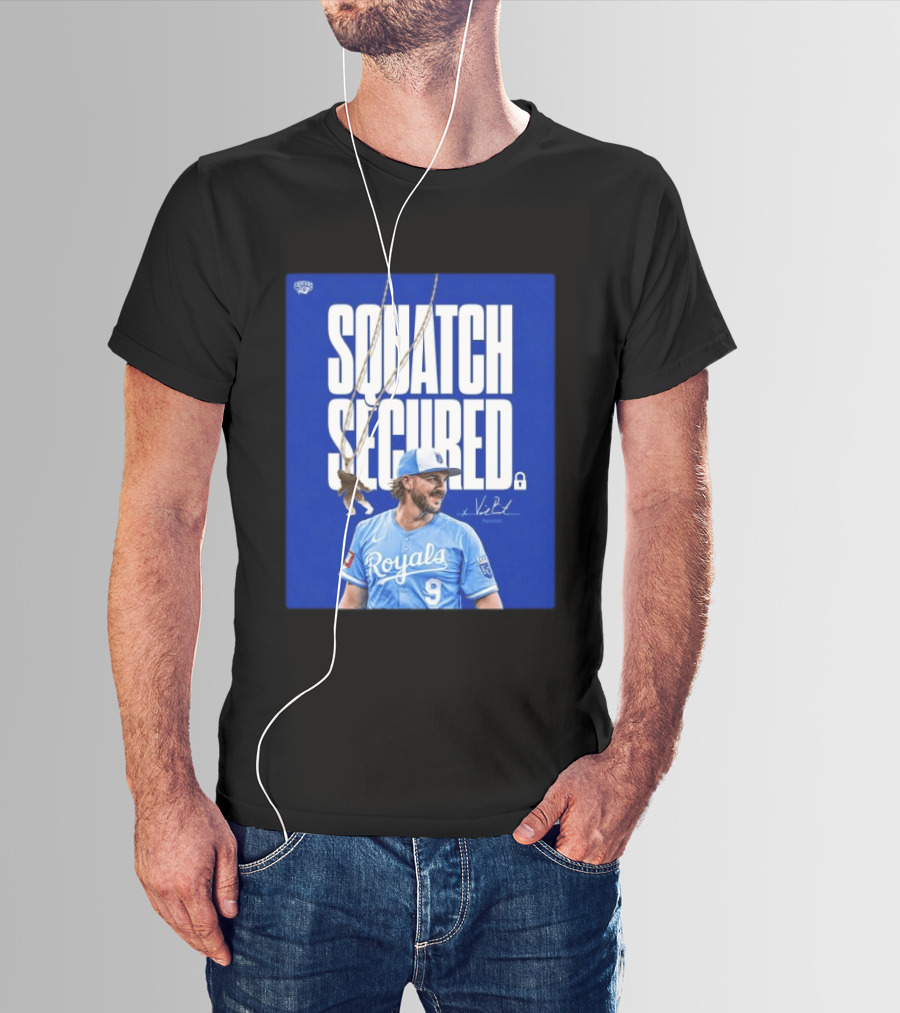 Squatch Secured Vinnie Pasquantino Royals Signature Collection T-Shirt