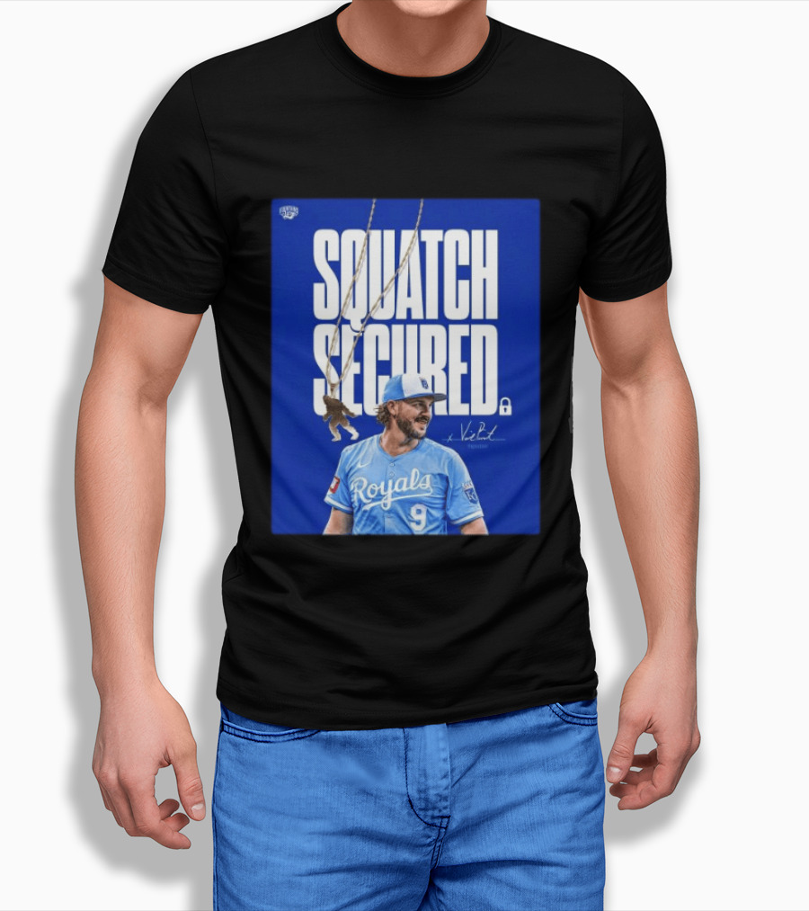 Squatch Secured Vinnie Pasquantino Royals Signature Collection T-Shirt