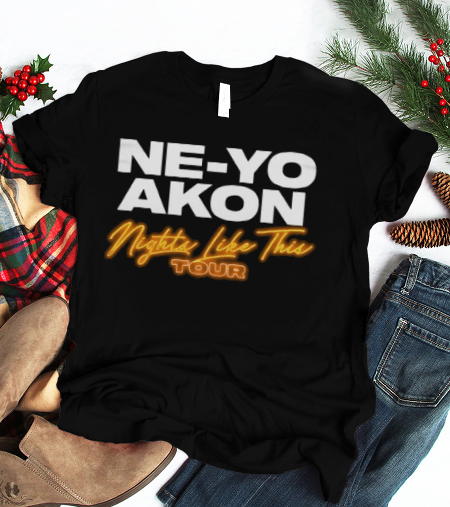 Ne Yo Akon Nights Like This Tour 2026 T-Shirt