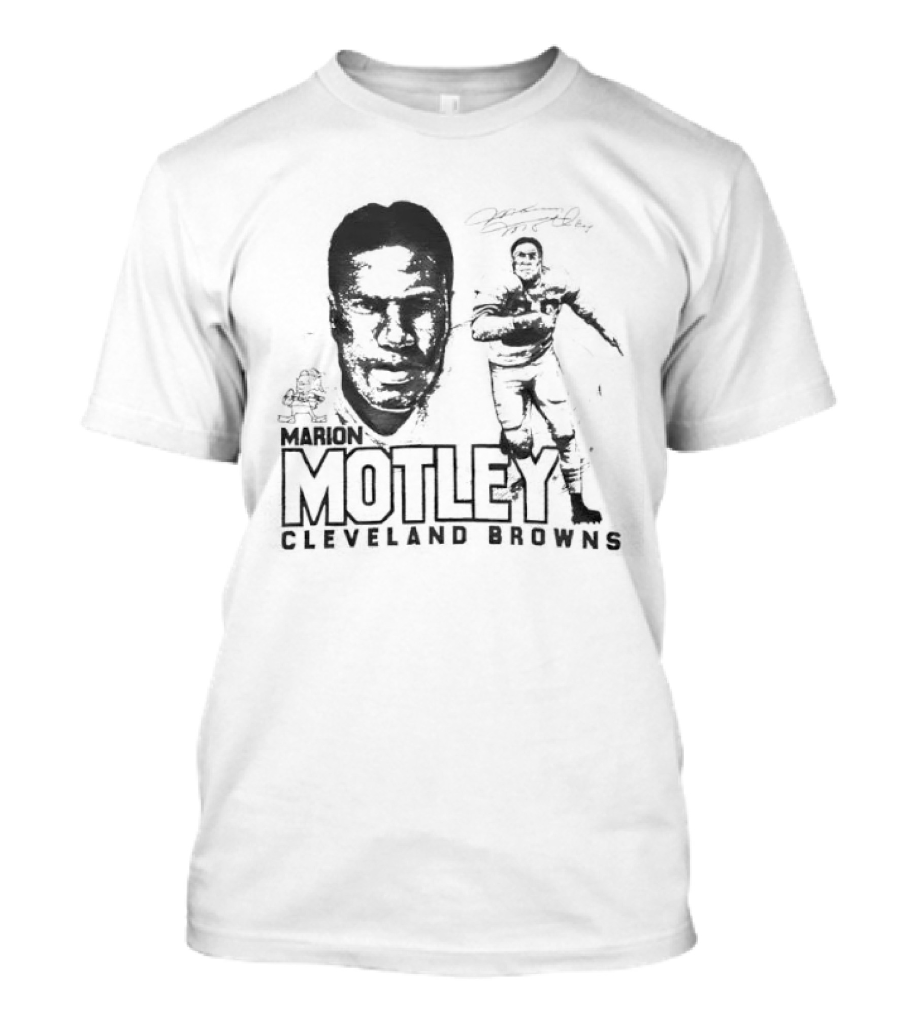 Marion Motley Cleveland Browns NFL Hall Of Fame Legend T-Shirt