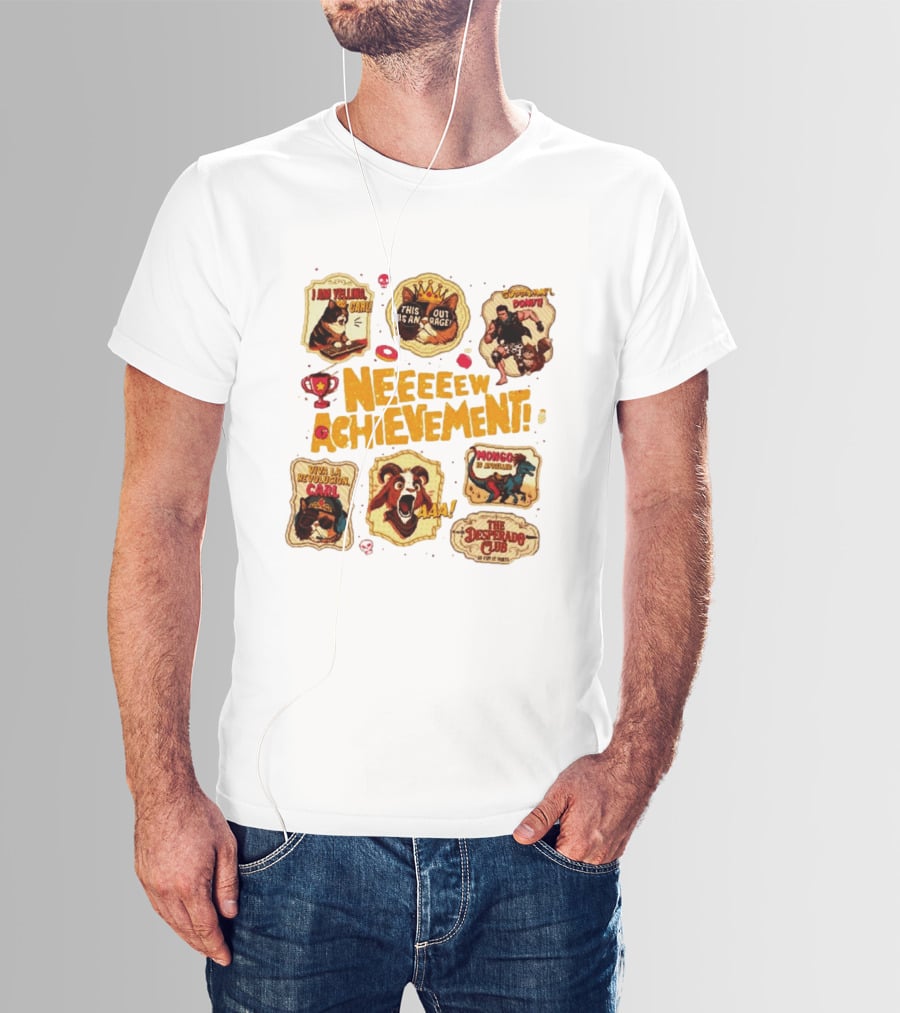 Neeeeew Achievement Viva La Revolucion Carl Goddamnit Donut Mongo The Desperado Club T-Shirt