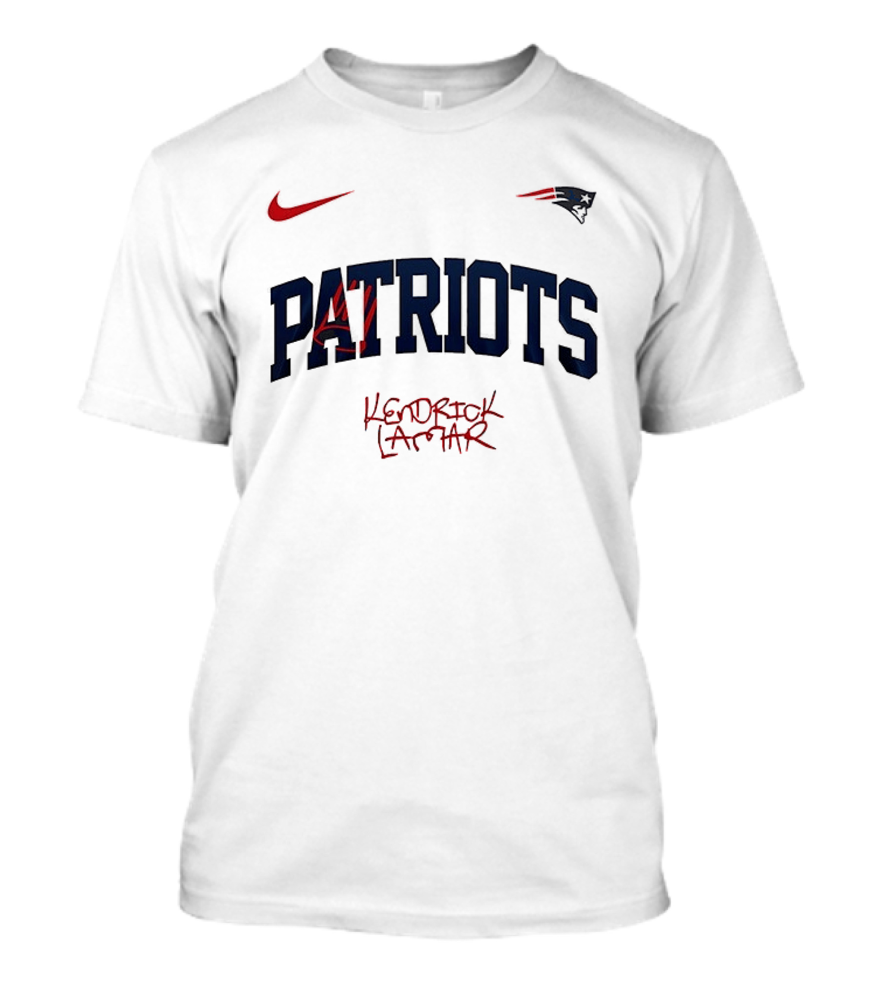 Nike New England Patriots Kendrick Lamar Collaboration T-Shirt