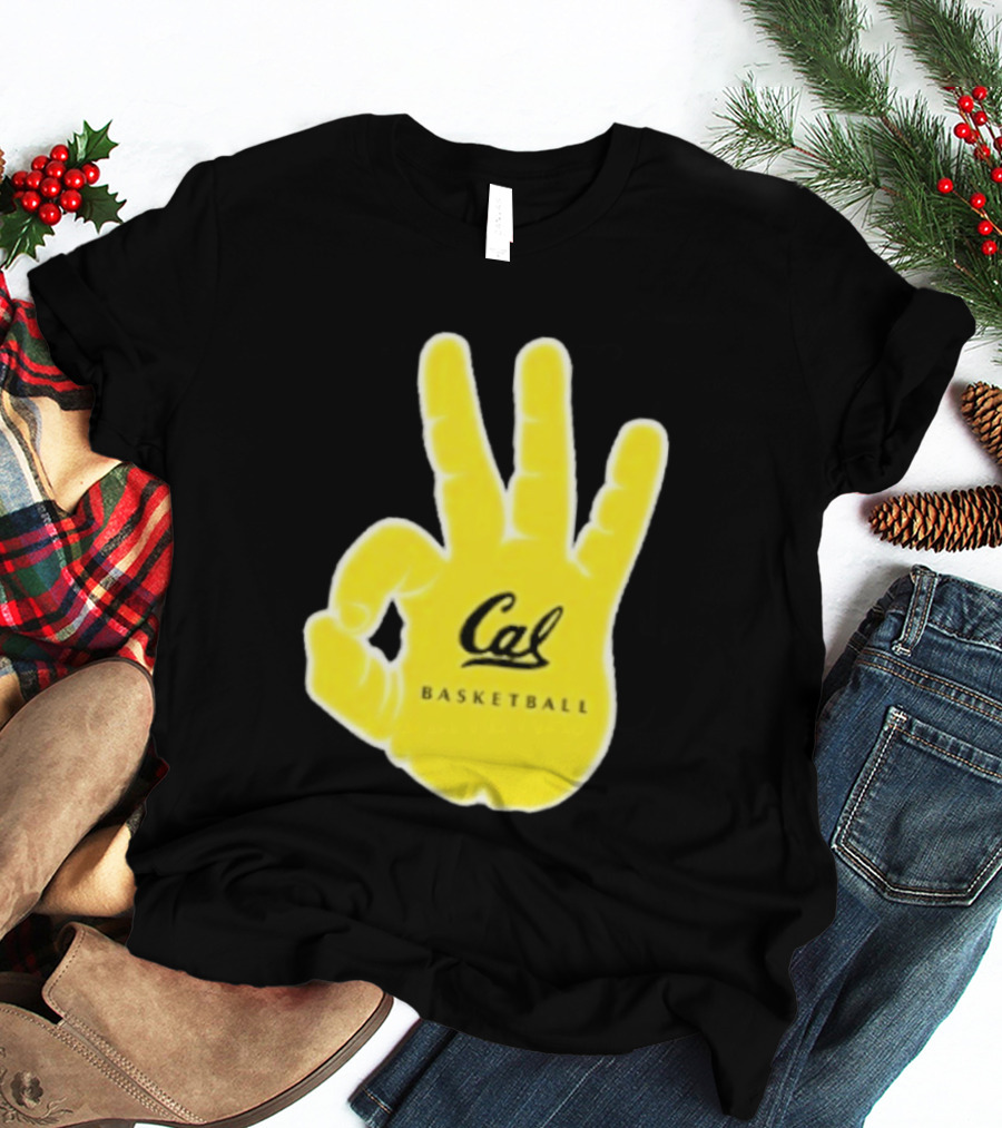 Cal Basketball Hand Sign California Golden Bears T-Shirt