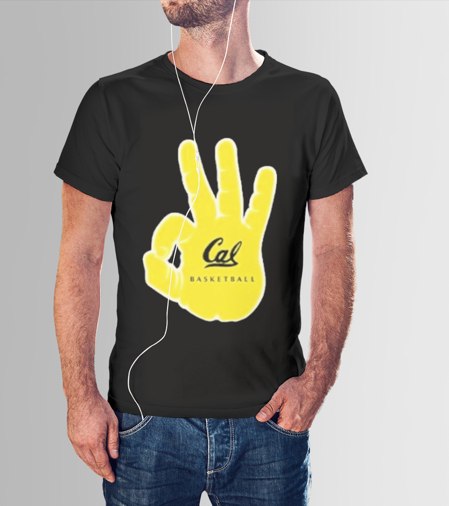 Cal Basketball Hand Sign California Golden Bears T-Shirt