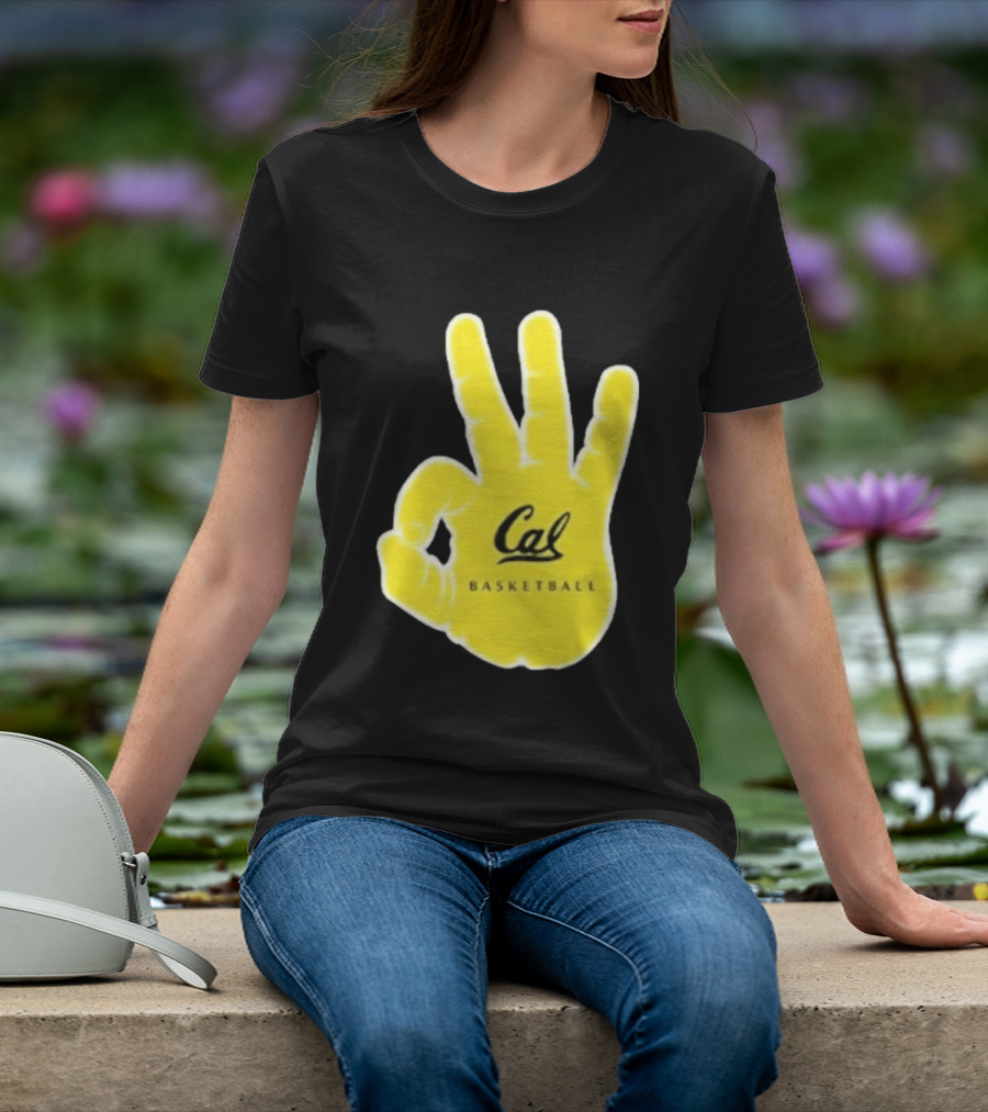 Cal Basketball Hand Sign California Golden Bears T-Shirt