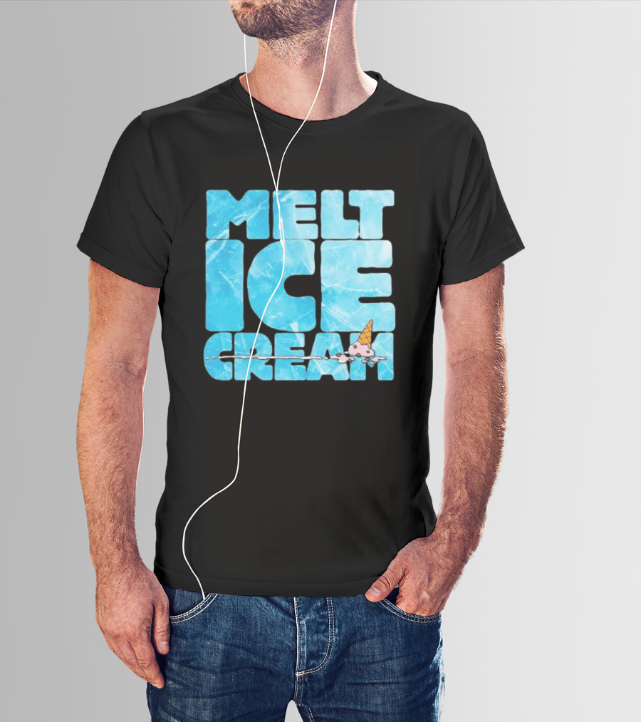Ben & Jerry's Melt Ice Cream Frozen Treat Humor T-Shirt