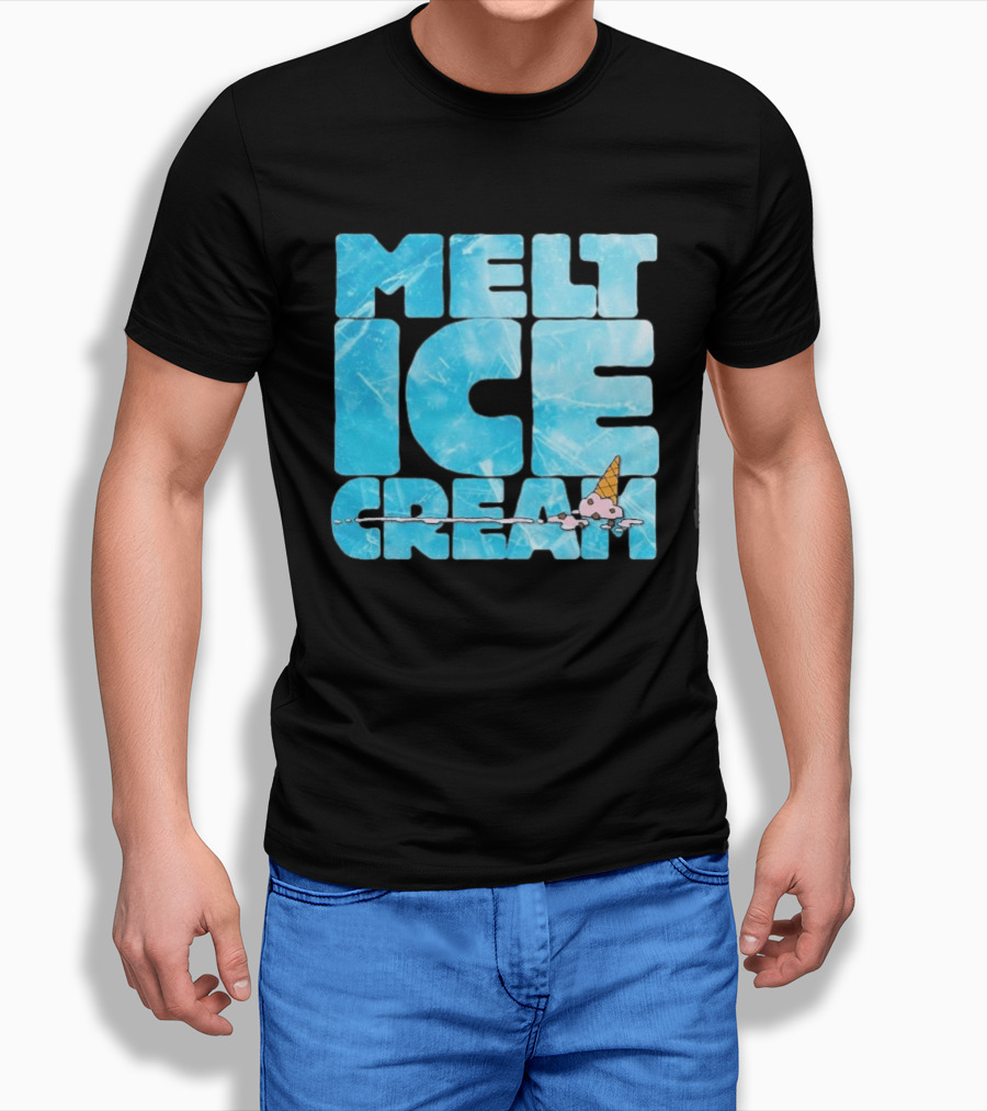 Ben & Jerry's Melt Ice Cream Frozen Treat Humor T-Shirt