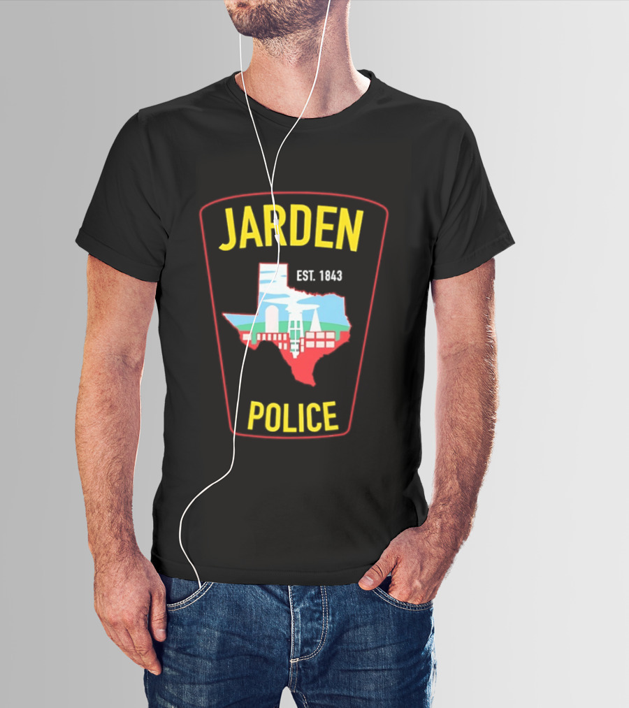 Jarden Police Est 1843 Texas T-Shirt