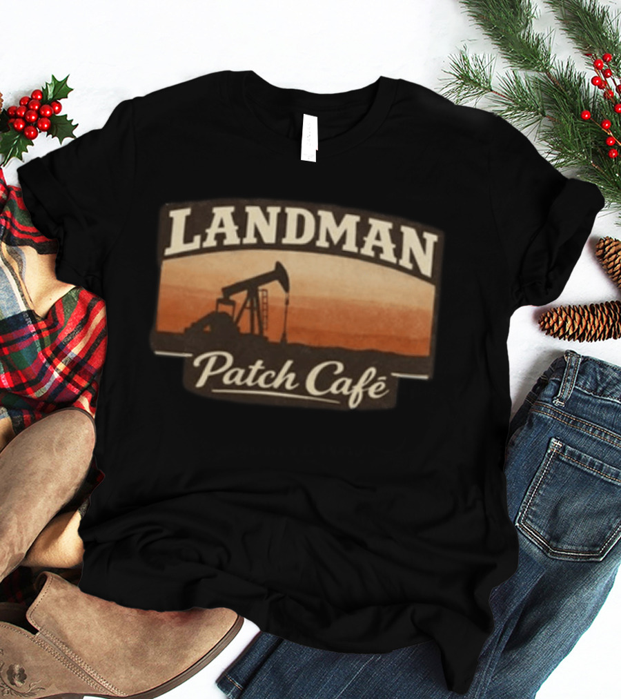 Landman Patch Café Oilfield T-Shirt