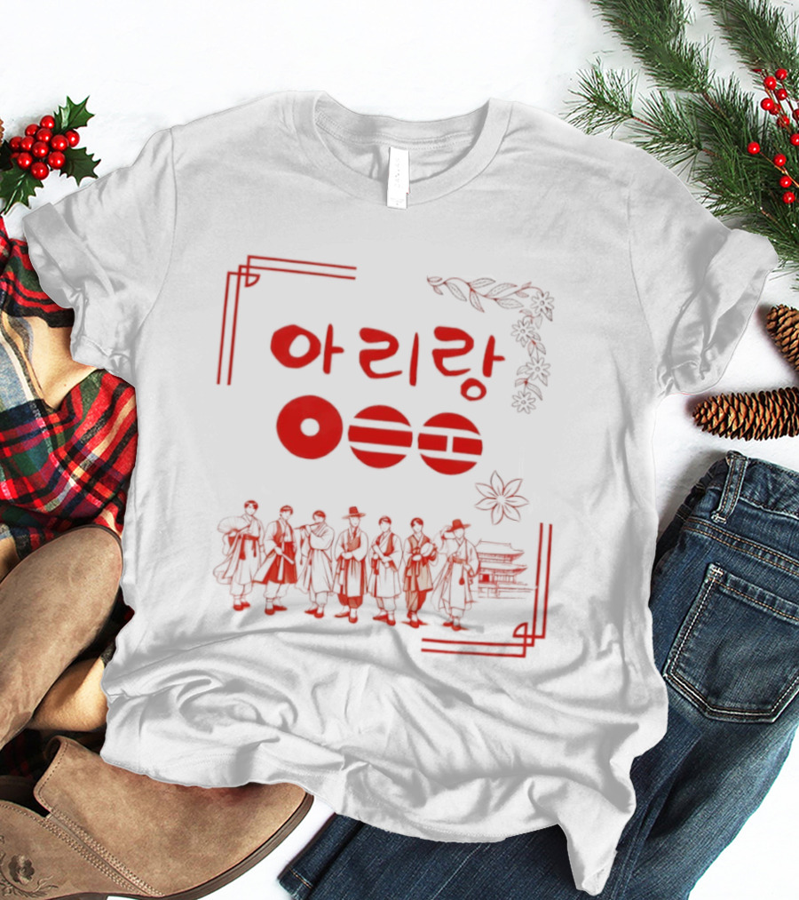 Arirang BTS World Tour K Pop Hanbok Traditional Dance Ensemble T-Shirt