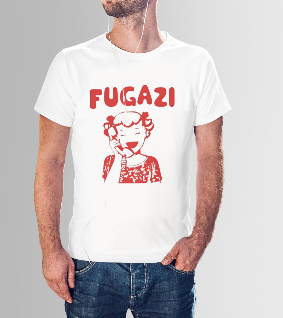 Fugazi Red Cartoon T-Shirt