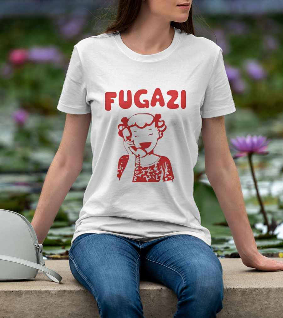 Fugazi Red Cartoon T-Shirt