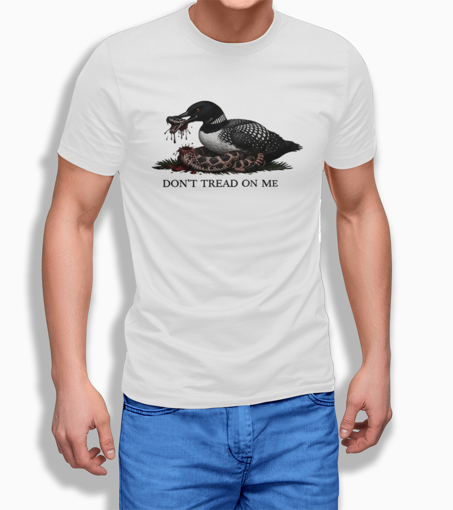 Minnesota Loon Snake Don't Tread On Me T-Shirt