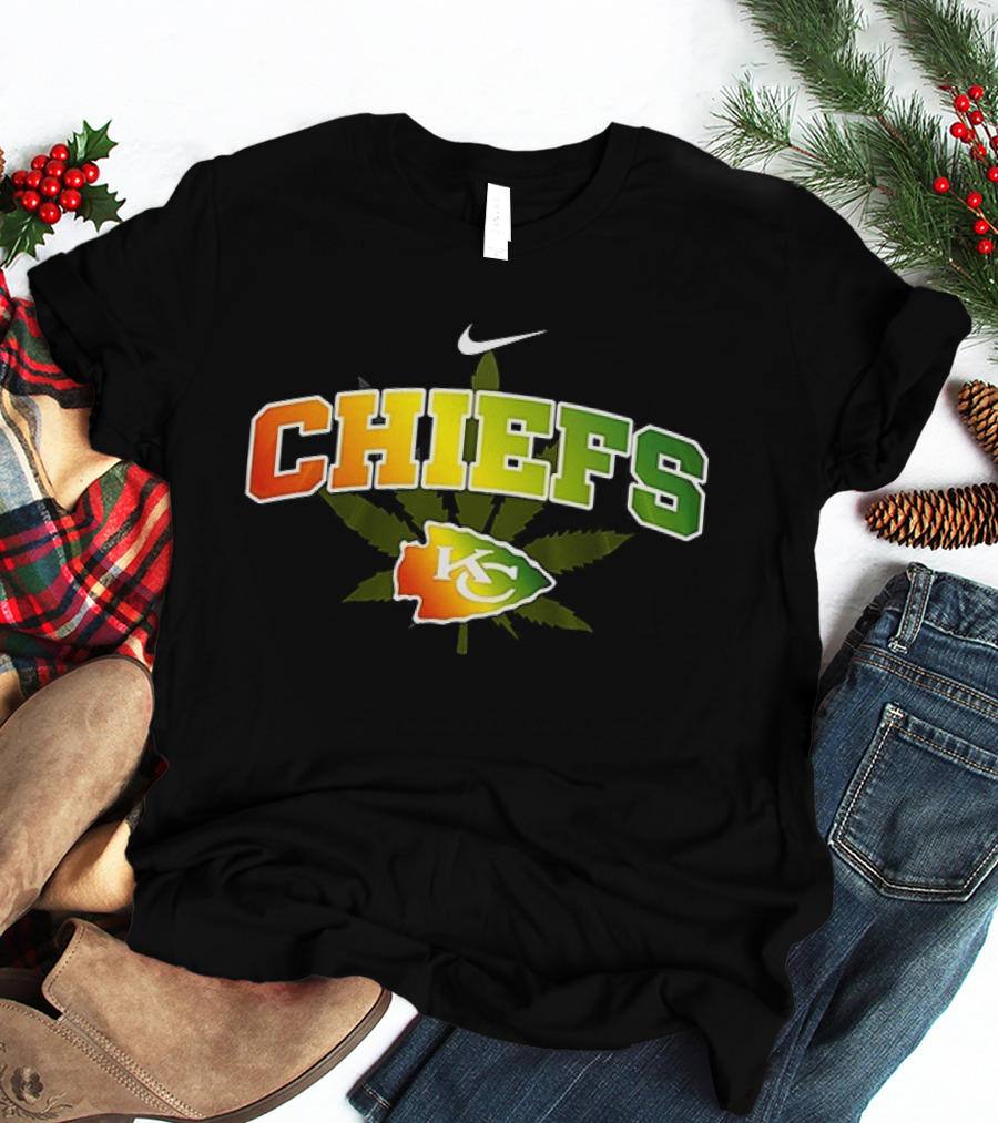 Kansas City Chiefs One Love Nike Chiefs Leaf T-Shirt