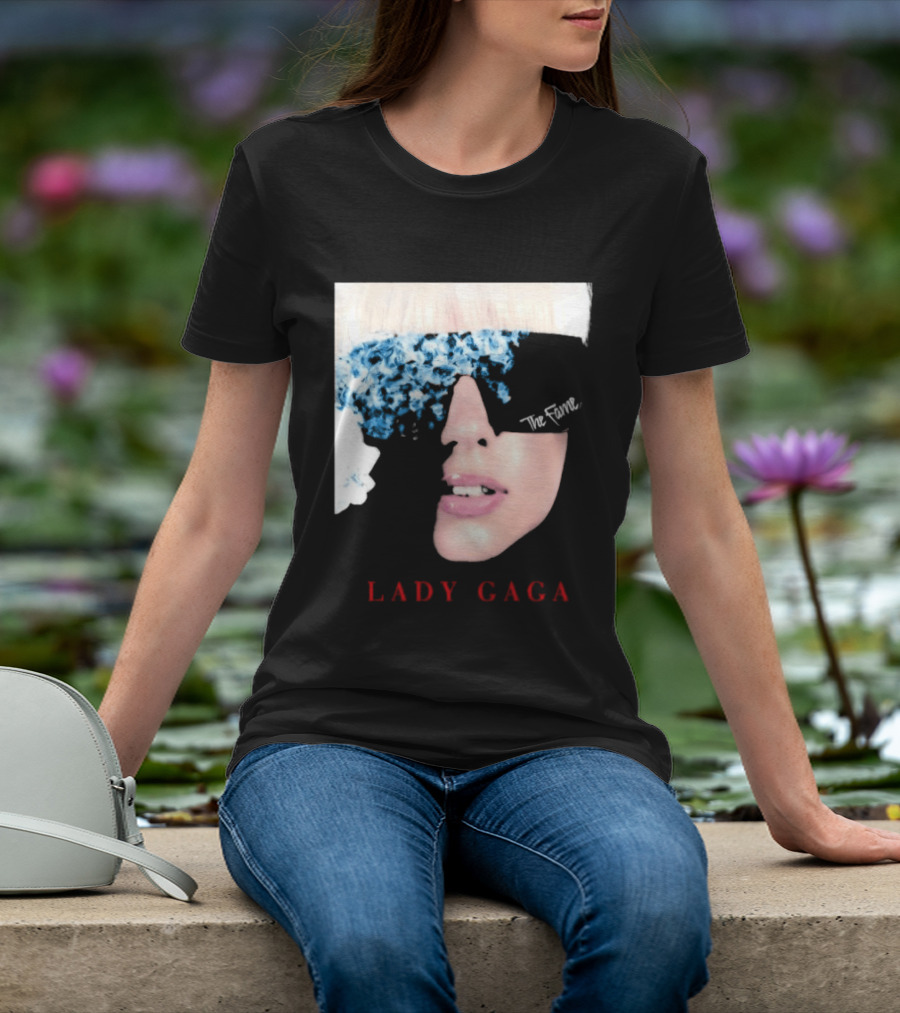 Lady Gaga The Fame Debut Album Iconic Glasses T-Shirt