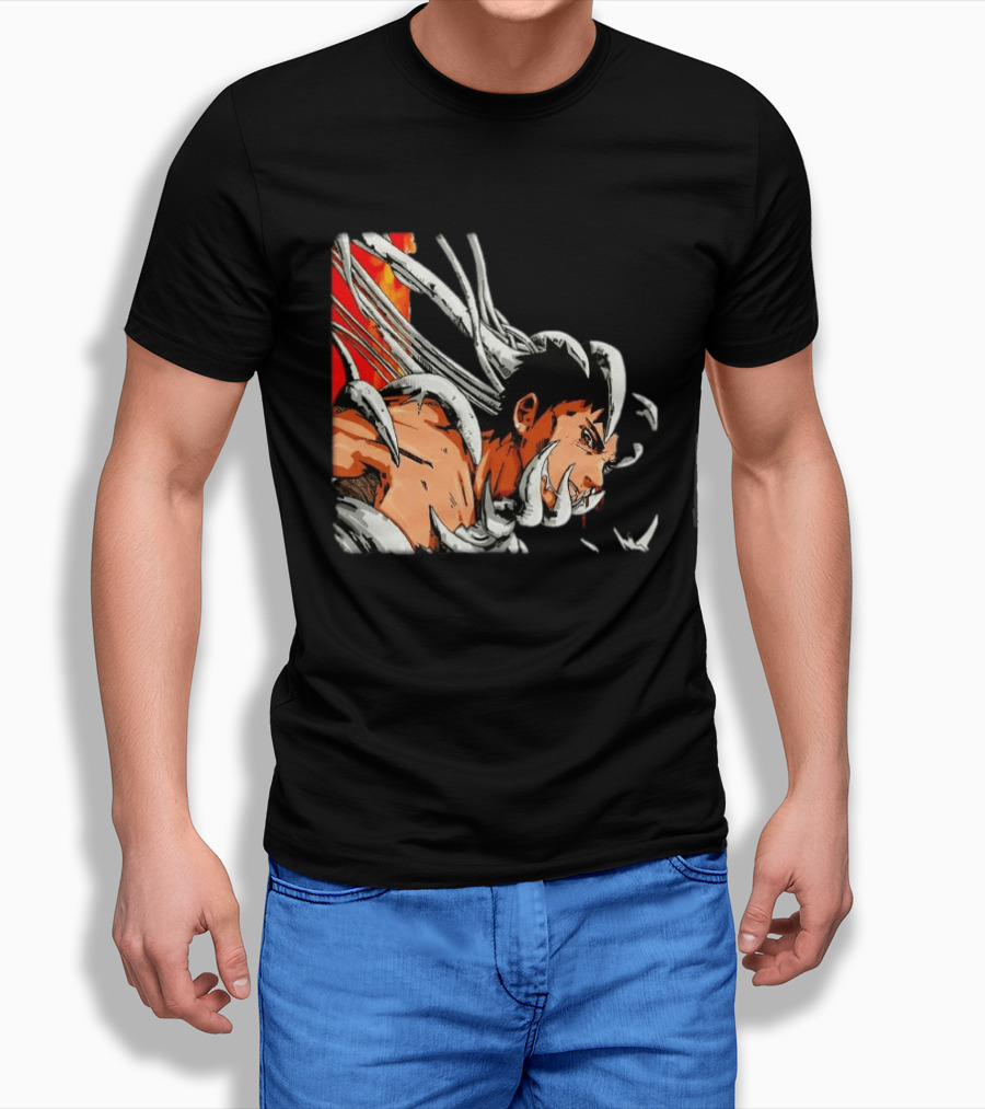 Obito Battle Mode Fourth Great Ninja War Scene Naruto Anime T-Shirt